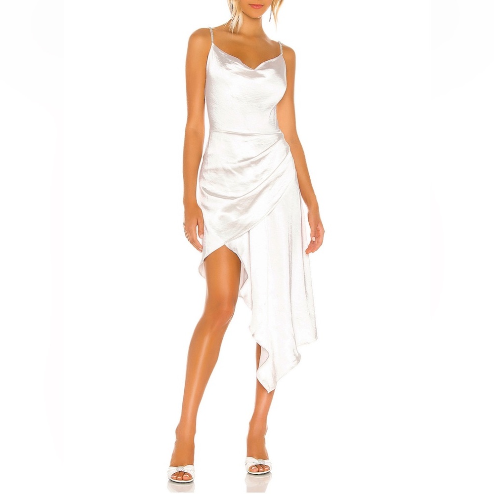 Elliatt x revolve jacinda dress white with diamonds . WORN FOR 30min for photos